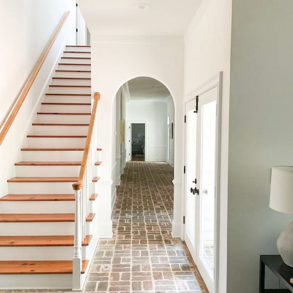Savannah, GA. Private residence at The Landings, Color Drenched in BM OC-65.